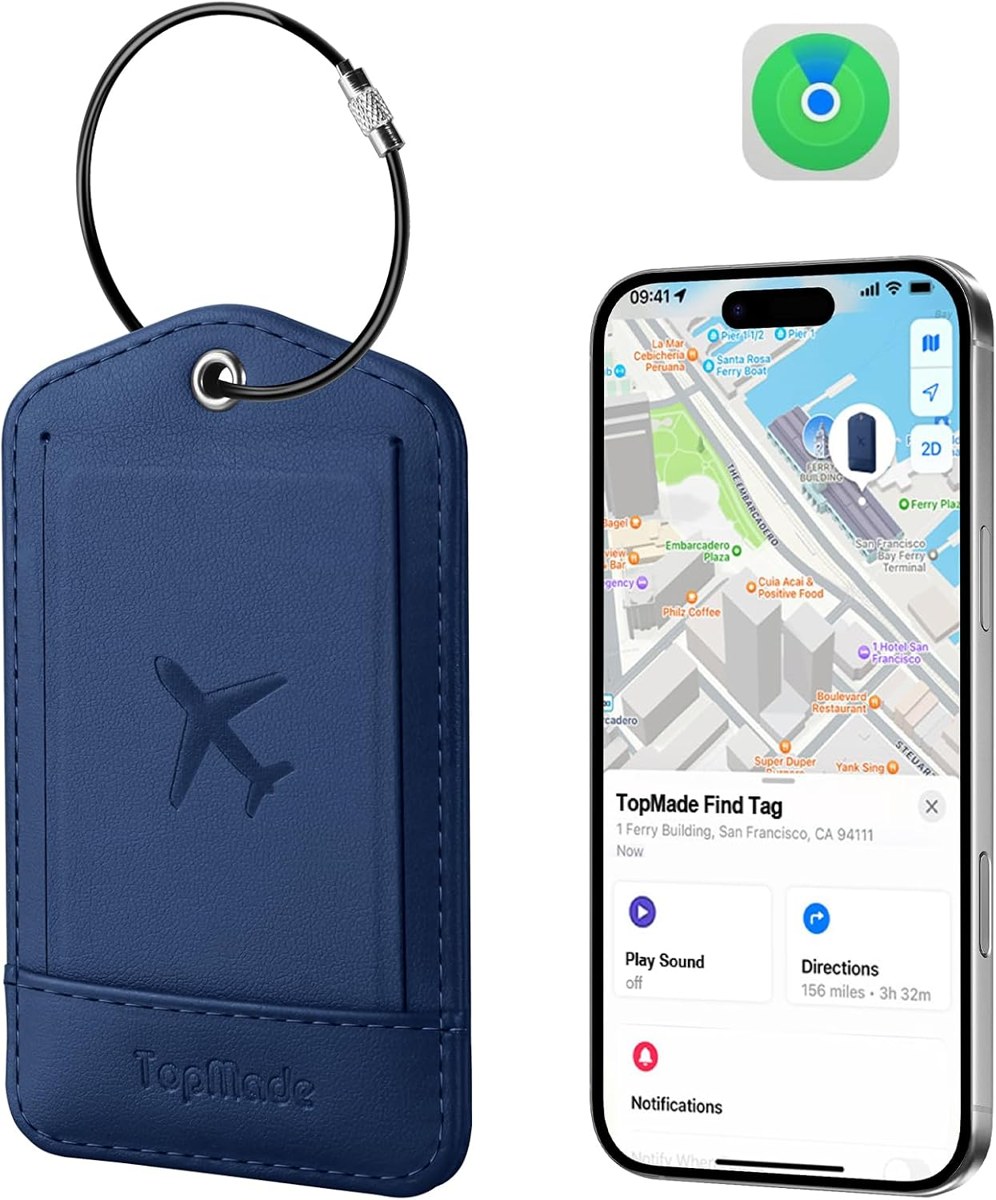 TopMade Find My Luggage Tag